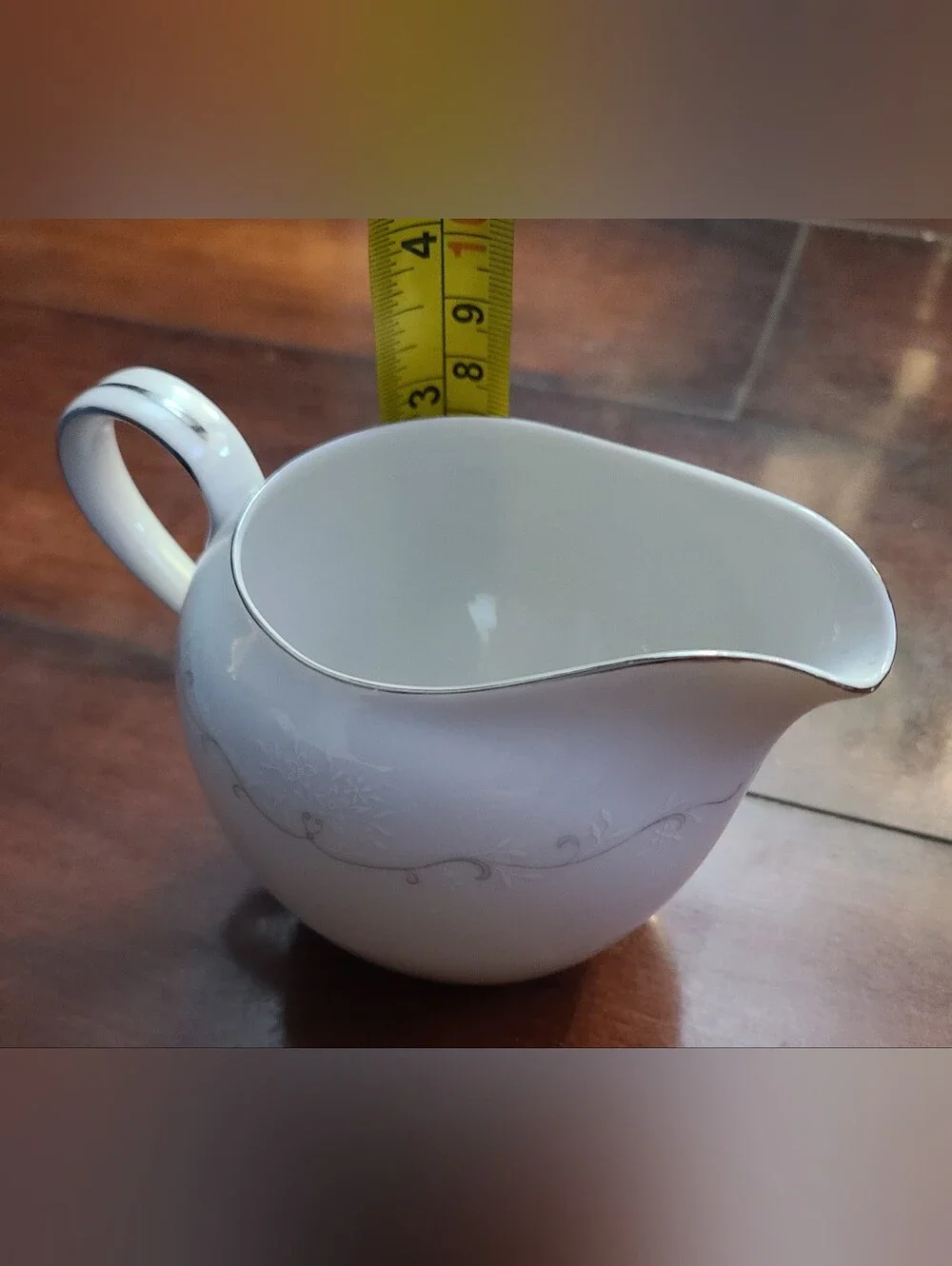 Royal M by Mita Elizabeth M117 Fine China Creamer Pitcher Japan Vintage Silver